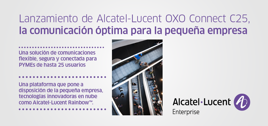 Lanzamiento de Alcatel-Lucent OXO Connect C25, la comunicación óptima para la pequeña empresa