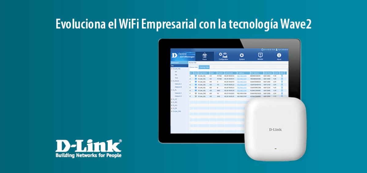 Evoluciona el WIFI Empresarial con l atecnolog&iacute;a Wave2